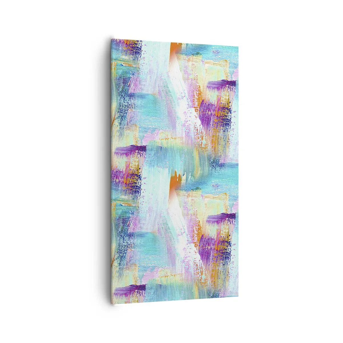 Canvastavla - Bild på duk - Glatt klotter - 65x120 cm