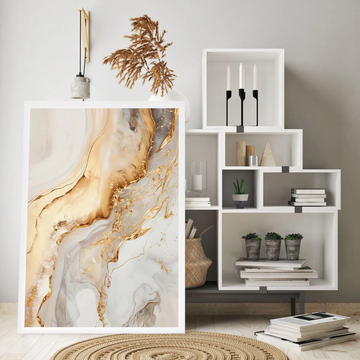 Affisch - Abstraktion: skönhet och godhet - 61x91 cm