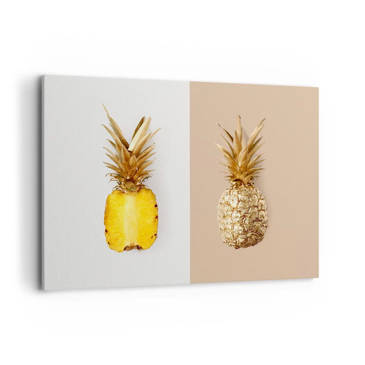 Canvastavla - Bild på duk - Ananas för oss - 120x80 cm