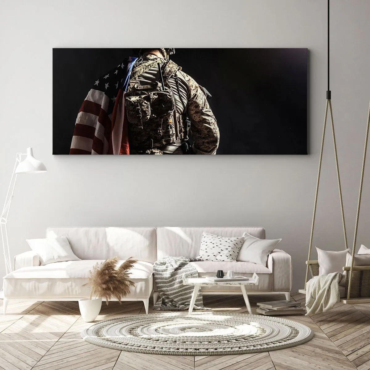 Canvastavla - Bild på duk - Just därför - 120x50 cm