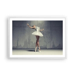 Affisch i vit ram - Lätt som en fågel - 70x50 cm