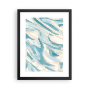 Affisch i svart ram - Vårvindar - 30x40 cm