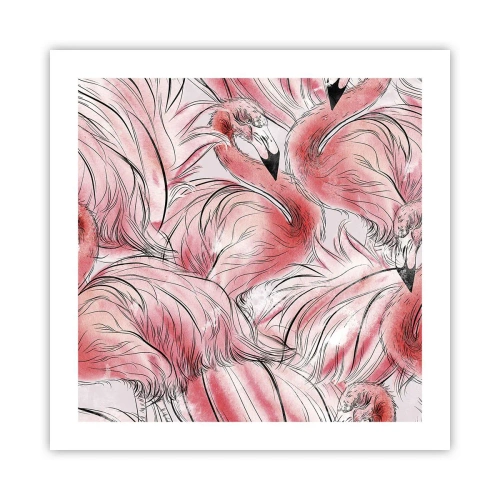 Affisch - Fåglarnas corps de ballet - 50x50 cm