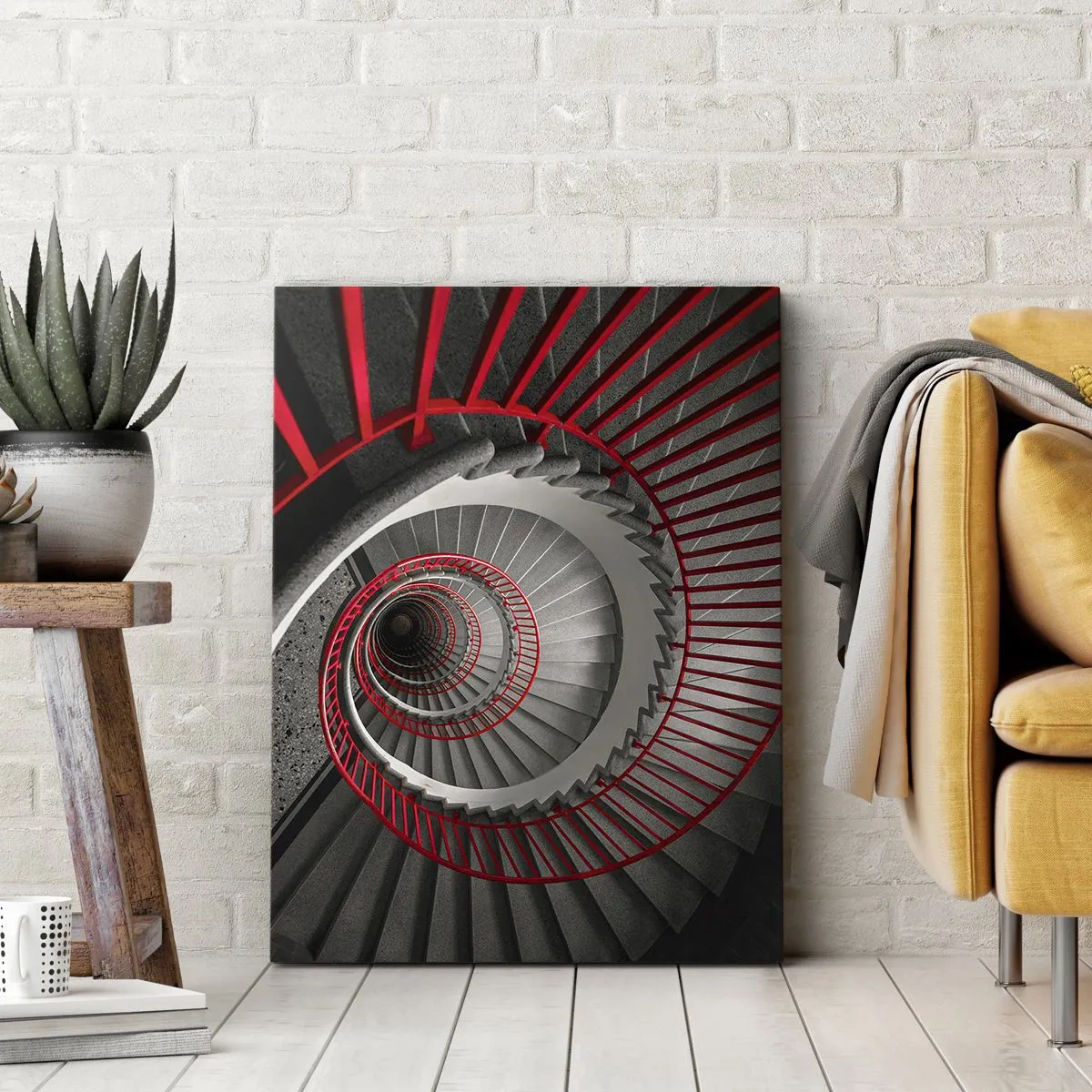 Canvastavla - Bild på duk - Arkitektoniska spel - 50x70 cm