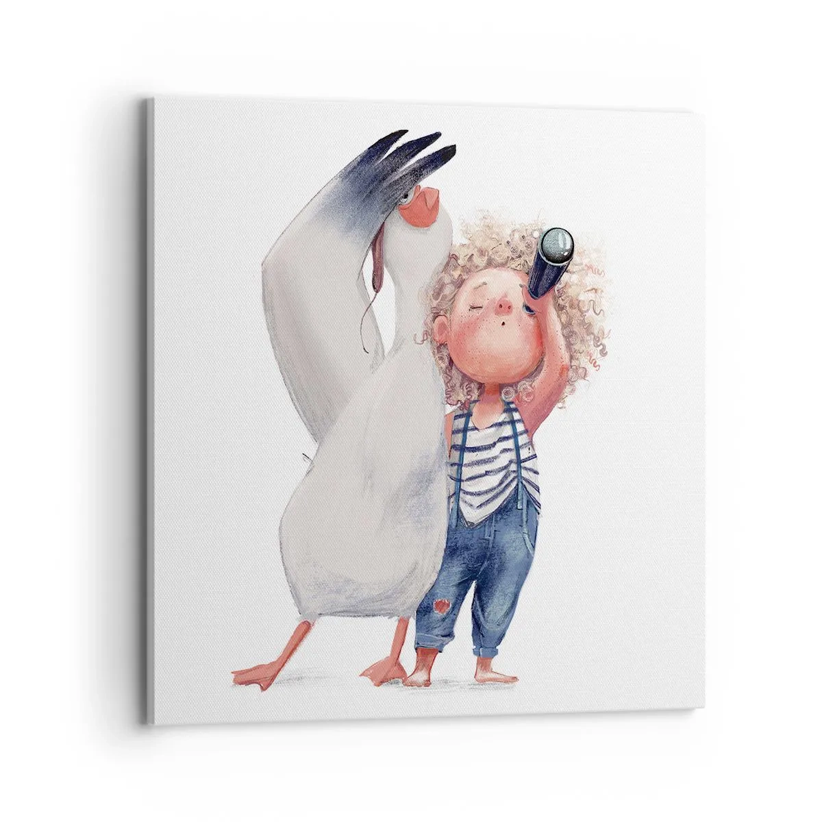 Canvastavla - Bild på duk - Stora resans plan - 70x70 cm