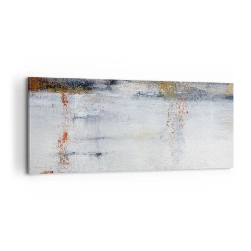 Canvastavla - Bild på duk - Bakom luftridån - 100x40 cm