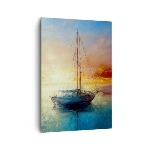 Canvastavla - Bild på duk - I guldviken - 70x100 cm