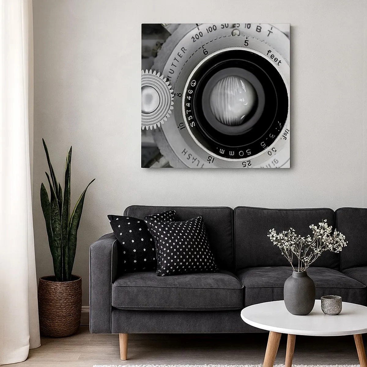 Canvastavla - Bild på duk - En berättelse om Hollywood - 30x30 cm