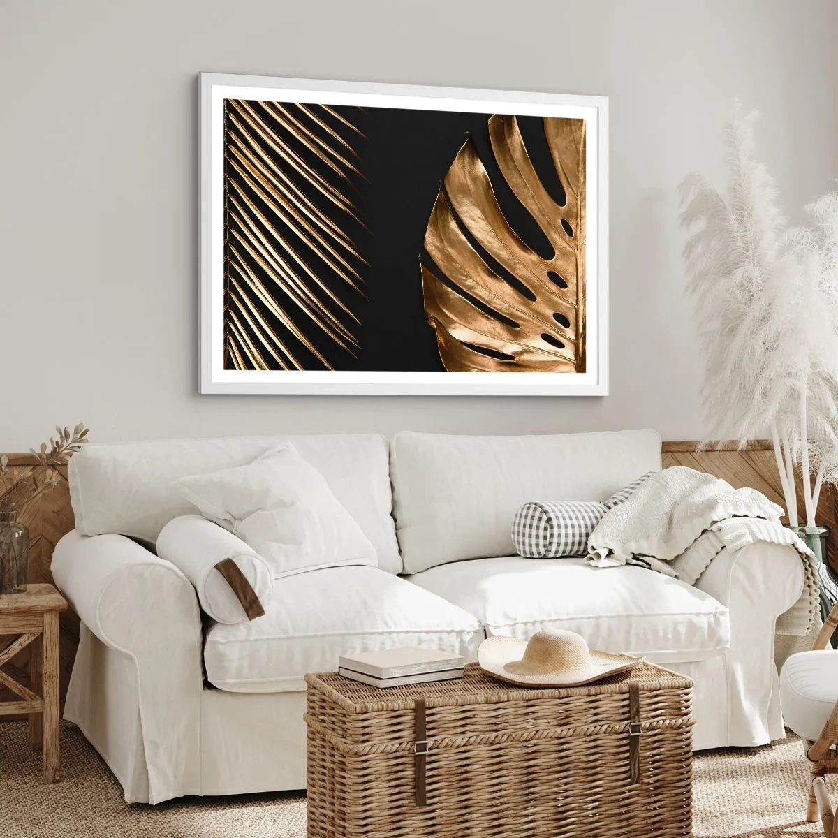 Affisch i vit ram - Olika men lika dyra - 40x30 cm