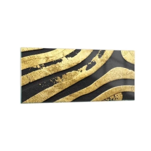 Glastavla - Bild på glas - Allt flyter - 120x50 cm