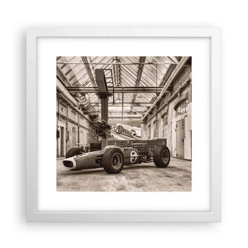 Affisch i vit ram - Segrarens vila - 30x30 cm