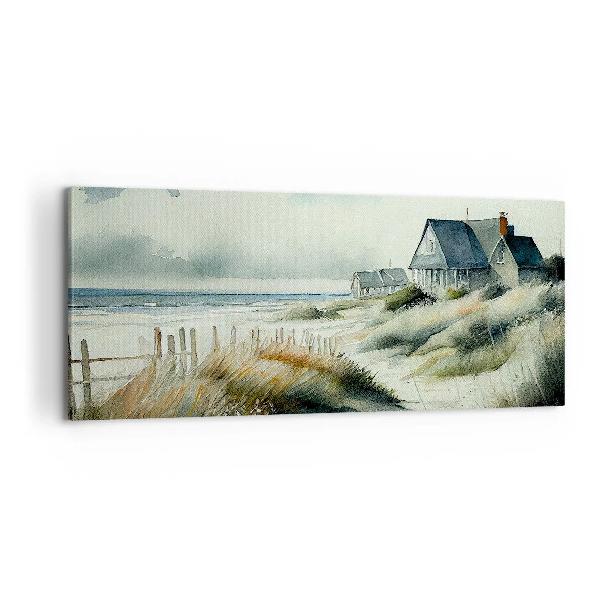 Canvastavla - Bild på duk - Borta från liv och rörelse - 100x40 cm