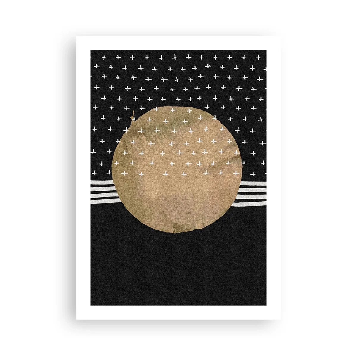 Affisch - Komposition: galaxens flagga - 50x70 cm