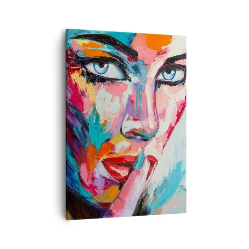 Canvastavla - Bild på duk - Vår första hemlighet - 50x70 cm