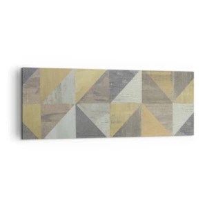 Canvastavla - Bild på duk - Under triangelns vinkel - 140x50 cm
