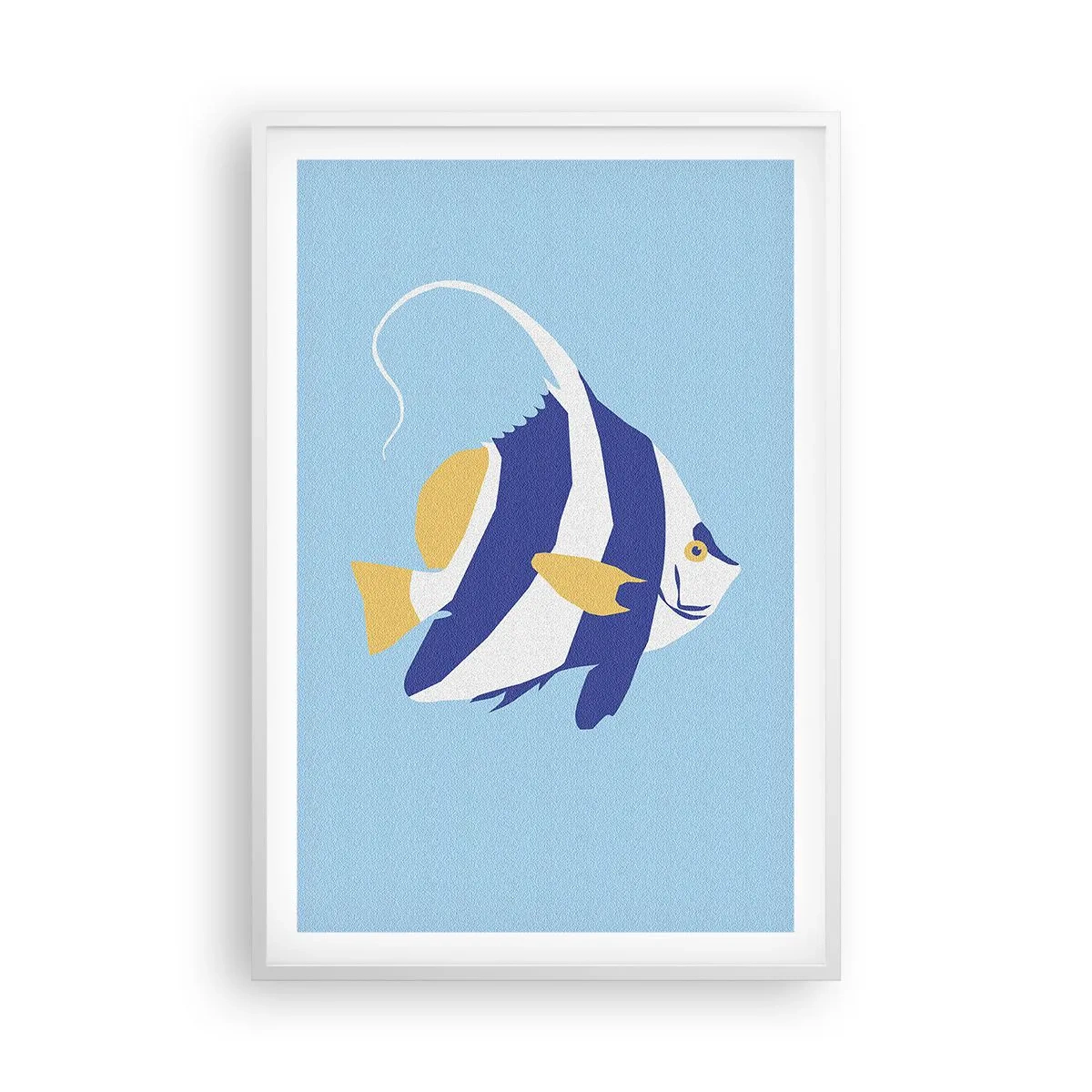 Affisch i vit ram - Miss av tropiska vatten - 61x91 cm