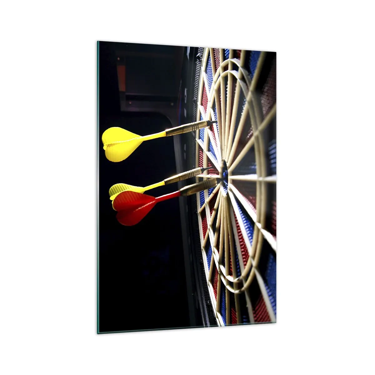 Glastavla - Bild på glas - Mitt i prick - 70x100 cm
