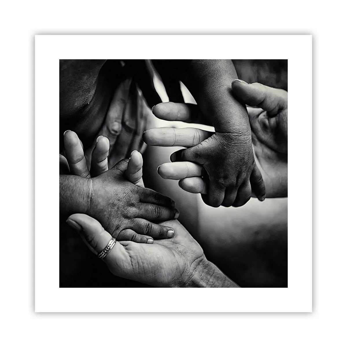 Affisch - Att vara människa - 40x40 cm