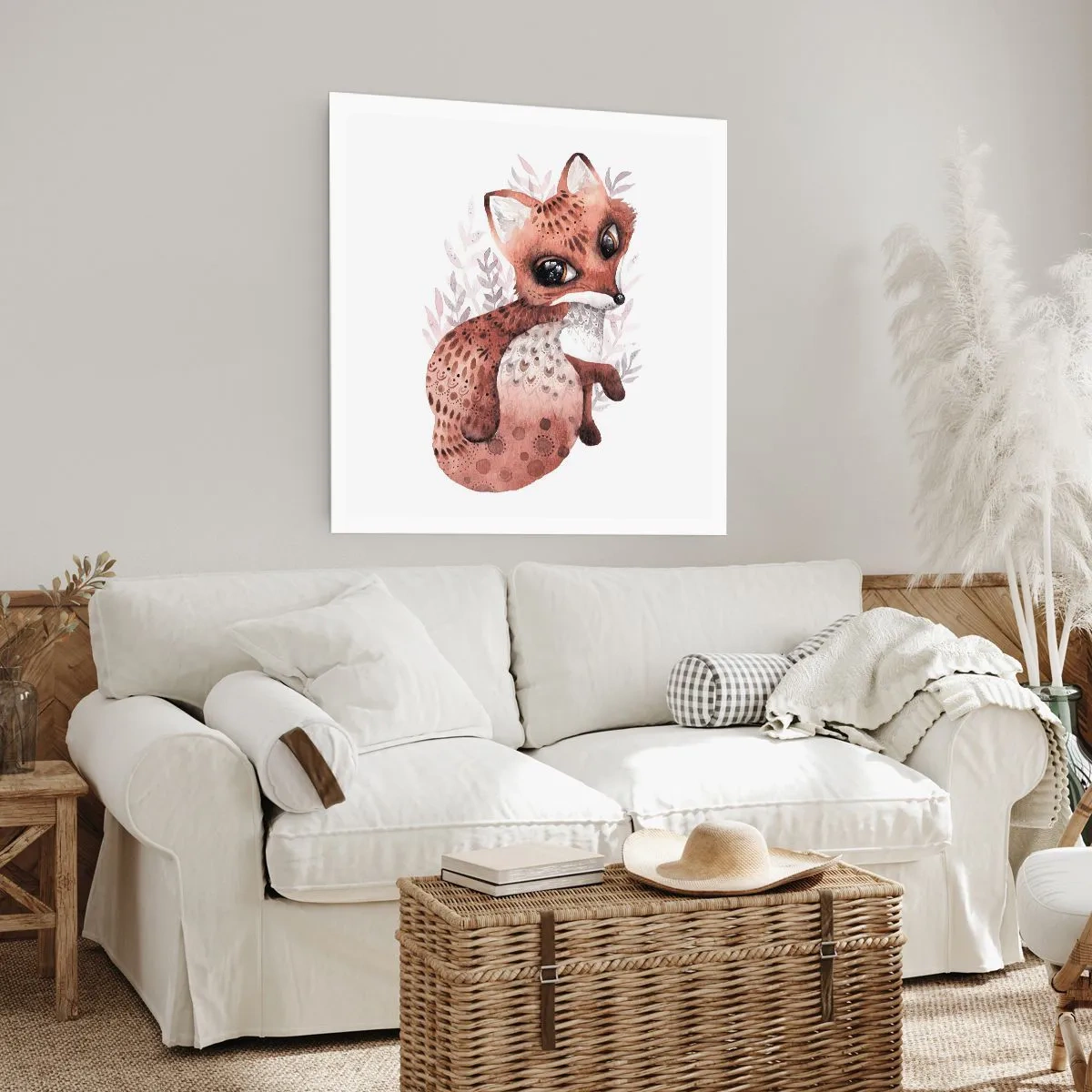 Affisch - Bara älska - 60x60 cm