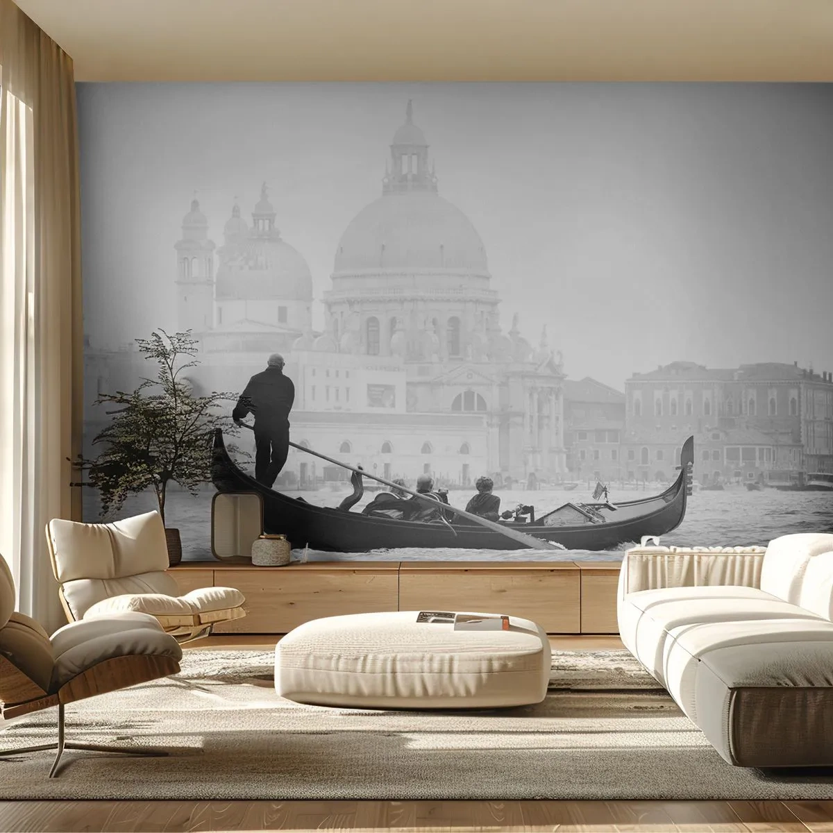 Fototapet Premium Sand - En resa till skönhetens källa - Venedig, Stad, Arkitektur - 100x70 cm