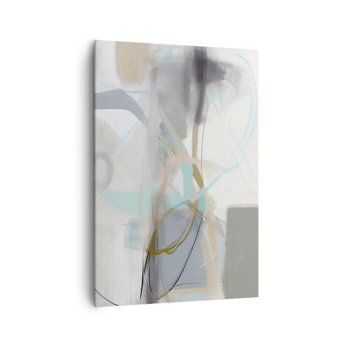 Canvastavla - Bild på duk - Dimmig abstraktion - 70x100 cm