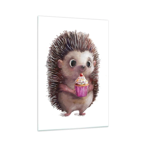 Glastavla - Bild på glas - Varje dag är helgdag - 70x100 cm