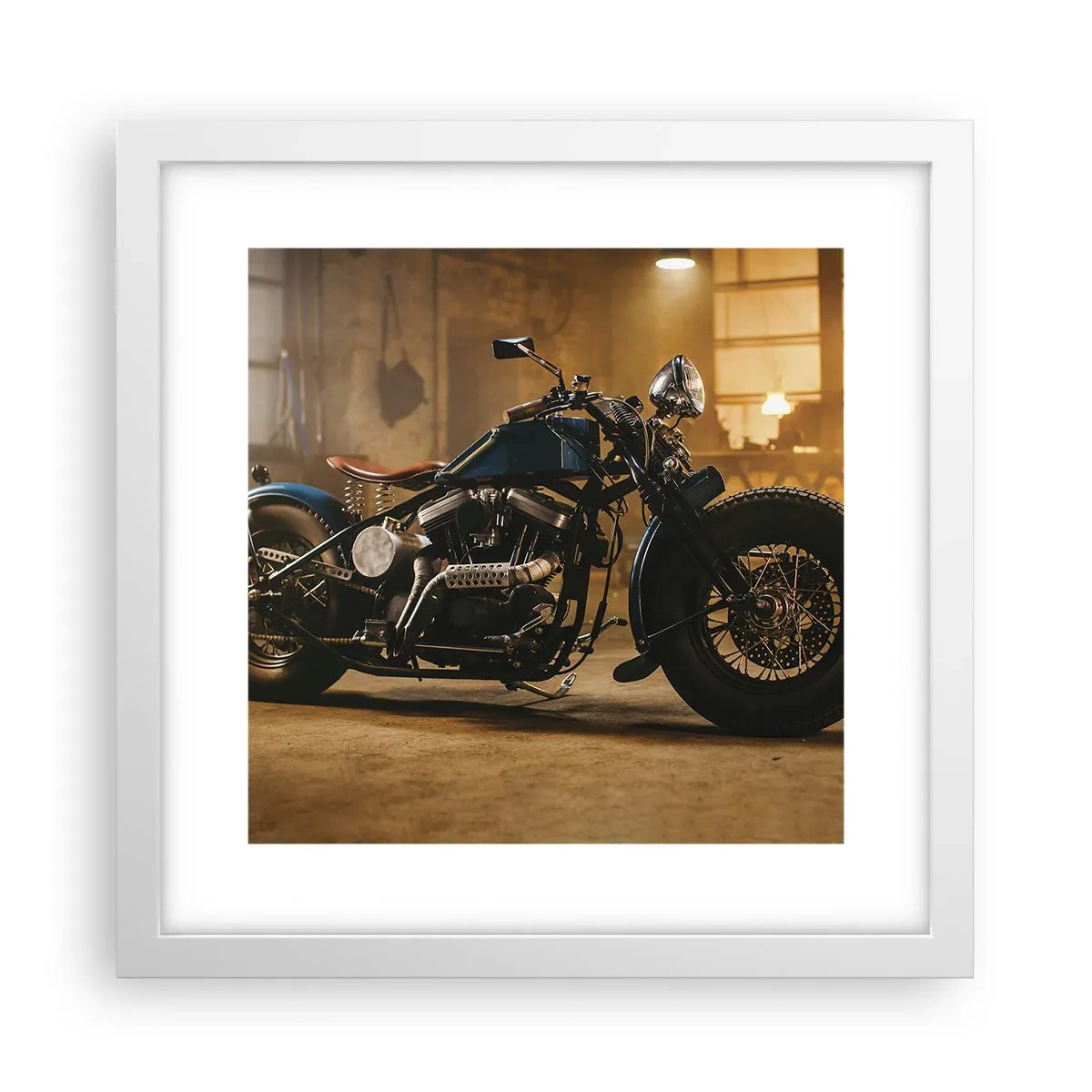 Affisch i vit ram - Jag kan allt - 30x30 cm