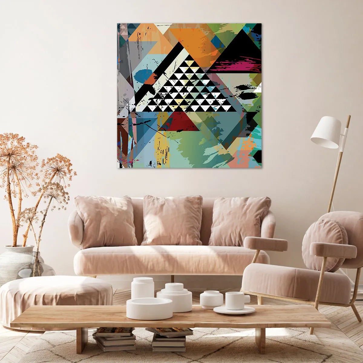 Canvastavla - Bild på duk - Det är så enkelt - 40x40 cm