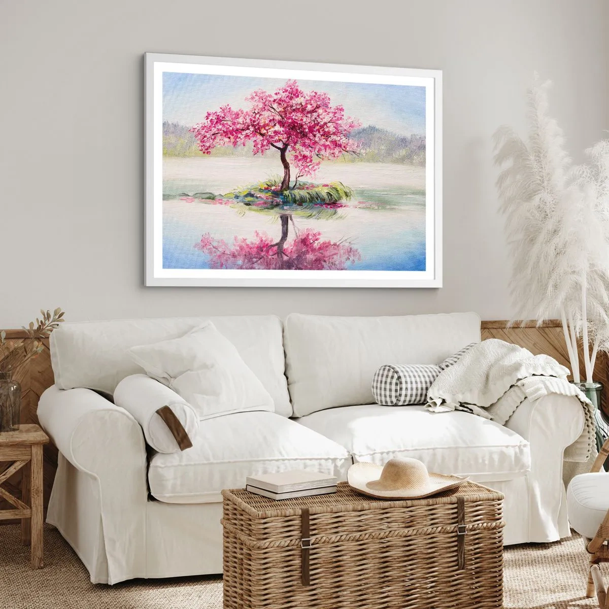 Affisch i vit ram - Vårens högtid - 70x50 cm