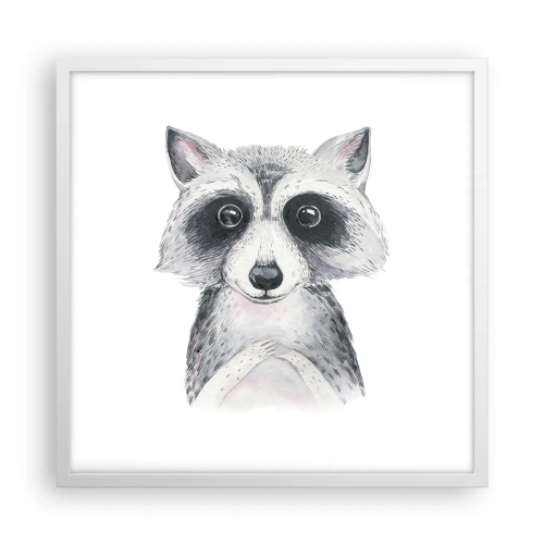 Affisch i vit ram - En stund för känslor - 50x50 cm