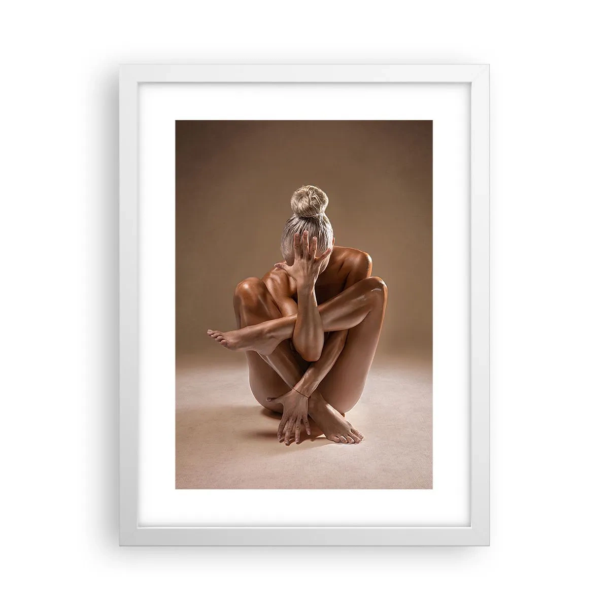 Affisch i vit ram - Kroppens och själens enighet - 30x40 cm