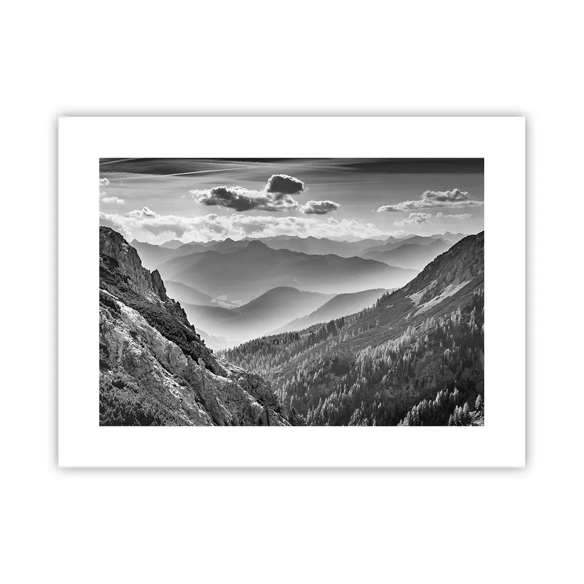 Affisch - Ända fram till horisonten - 40x30 cm