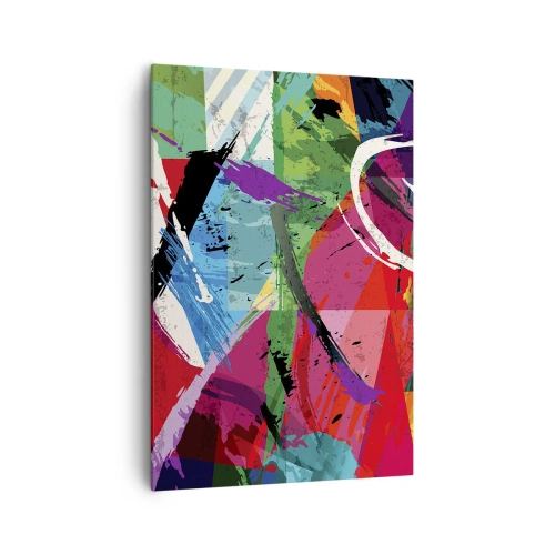 Canvastavla - Bild på duk - Snabbt och livligt - 70x100 cm