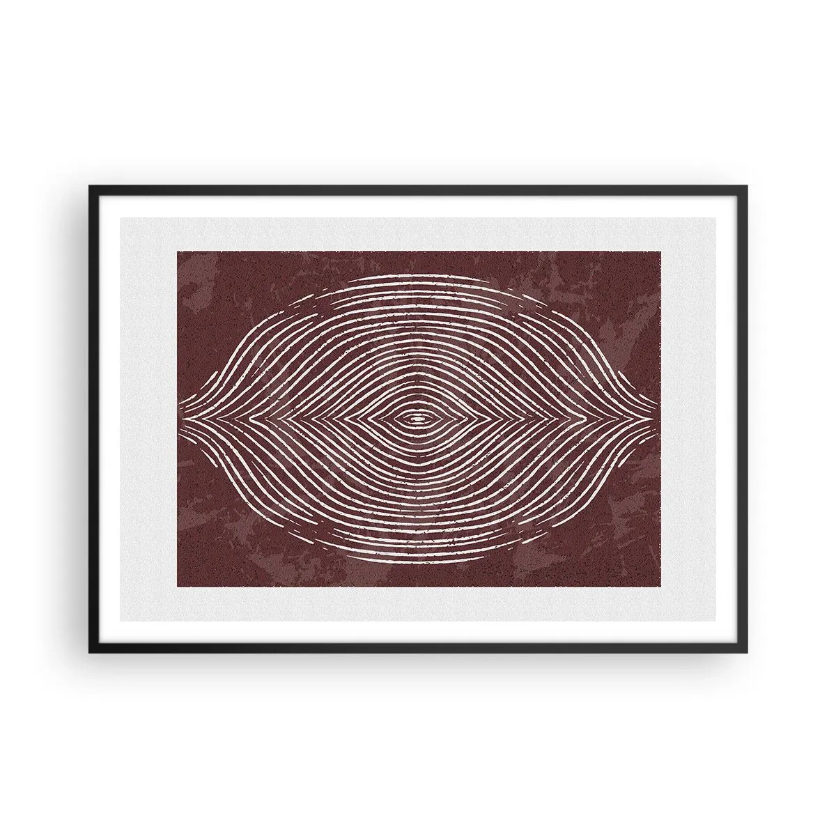 Affisch i svart ram - Rymden talar - 100x70 cm