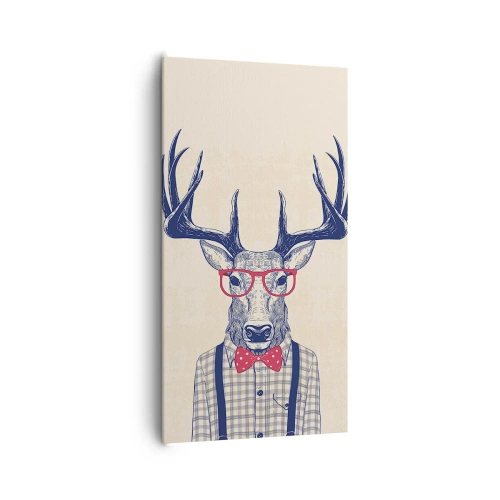 Canvastavla - Bild på duk - Rolig extravagans - 65x120 cm