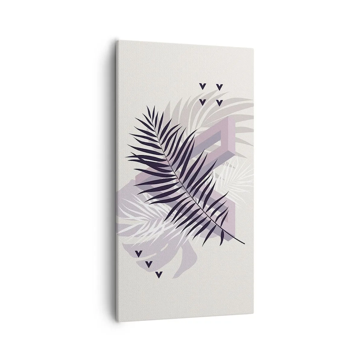 Canvastavla - Bild på duk - Skuggans skugga - 55x100 cm