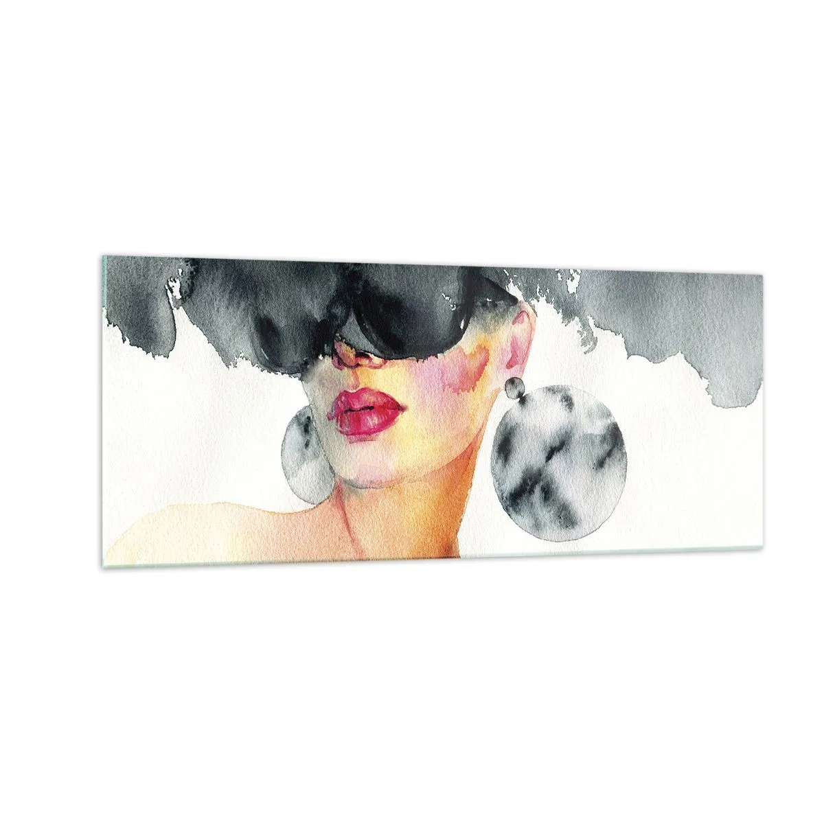 Glastavla - Bild på glas - Elegansens hemlighet - 100x40 cm