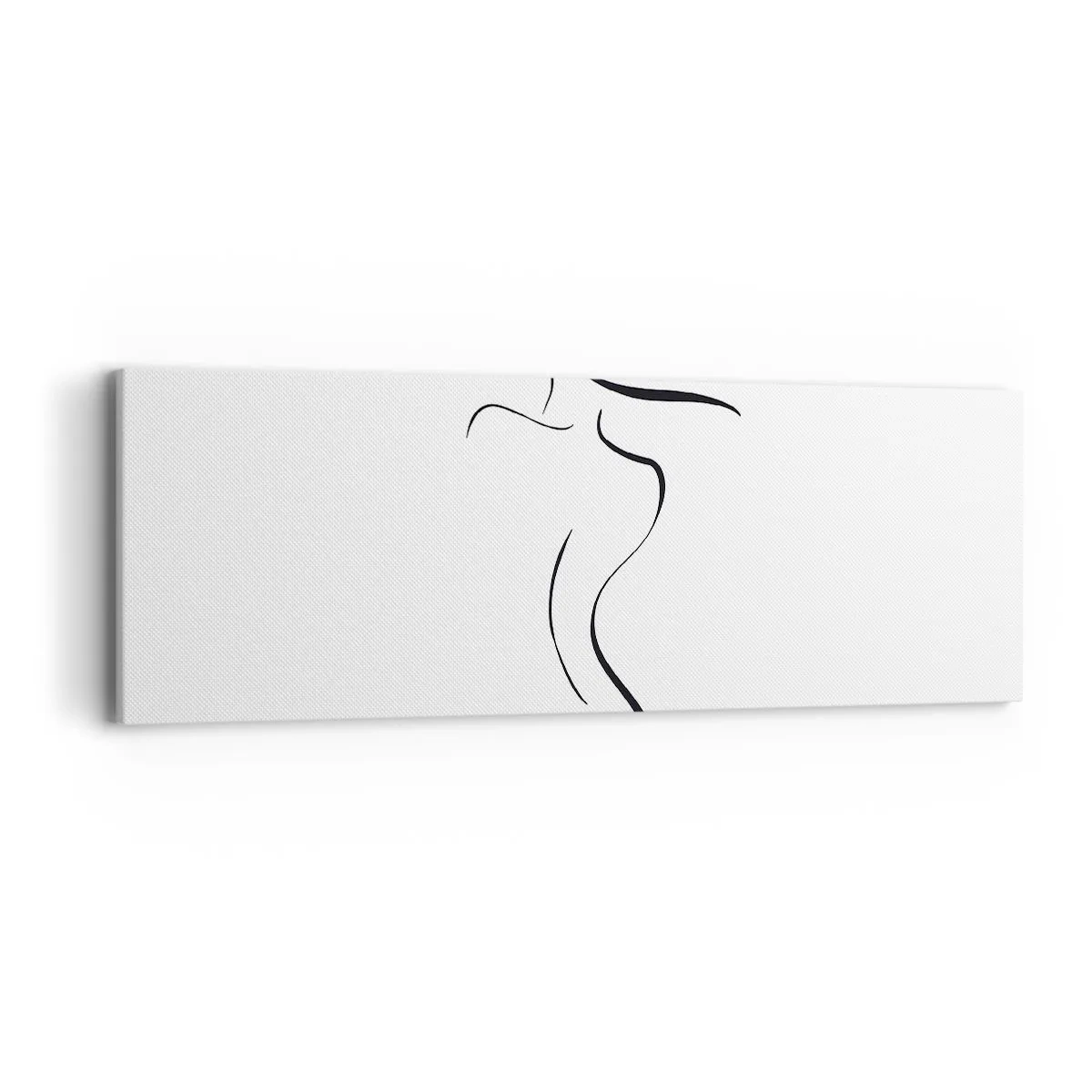 Canvastavla - Bild på duk - Svårfångad som en våg - 90x30 cm