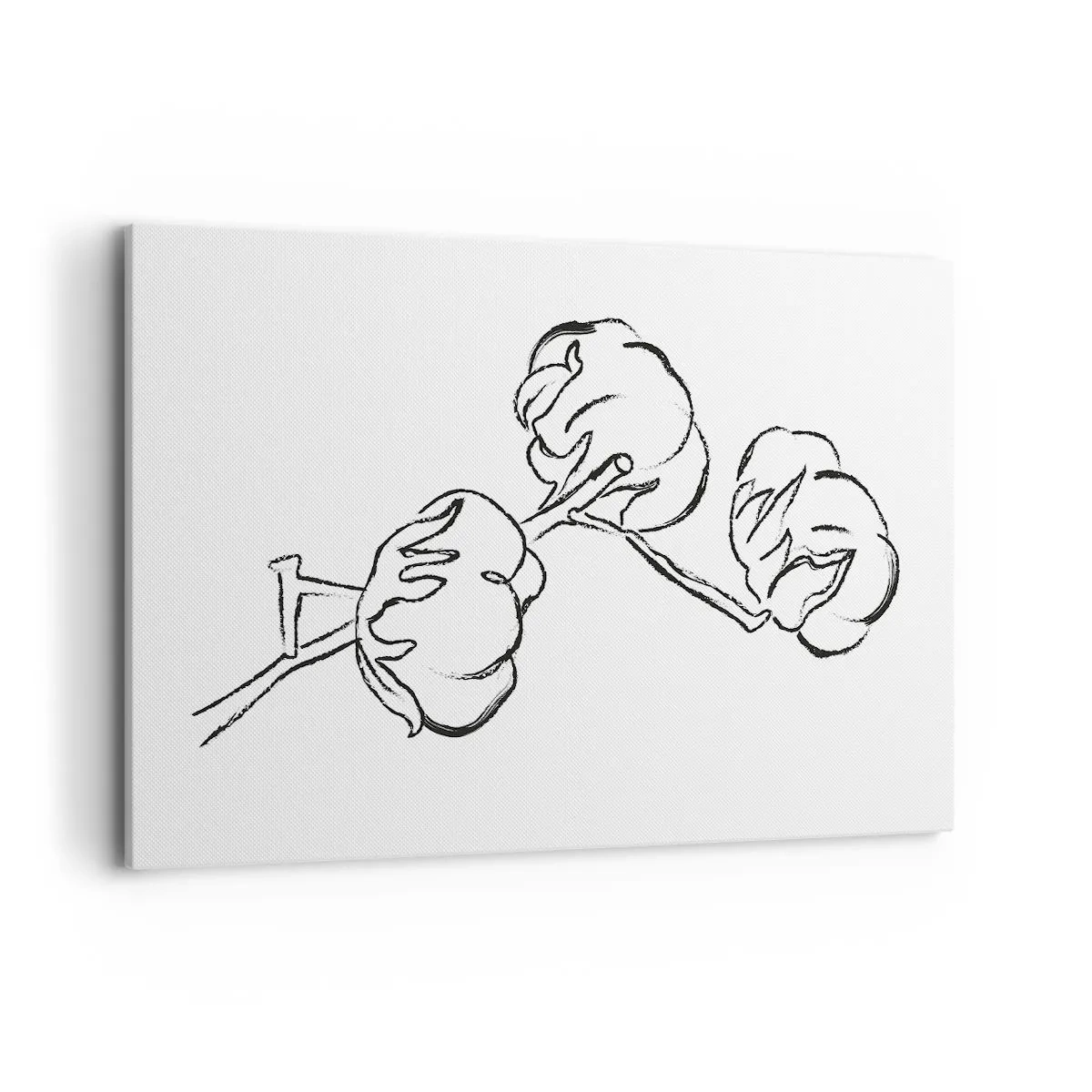 Canvastavla - Bild på duk - Bomullsdun - 120x80 cm