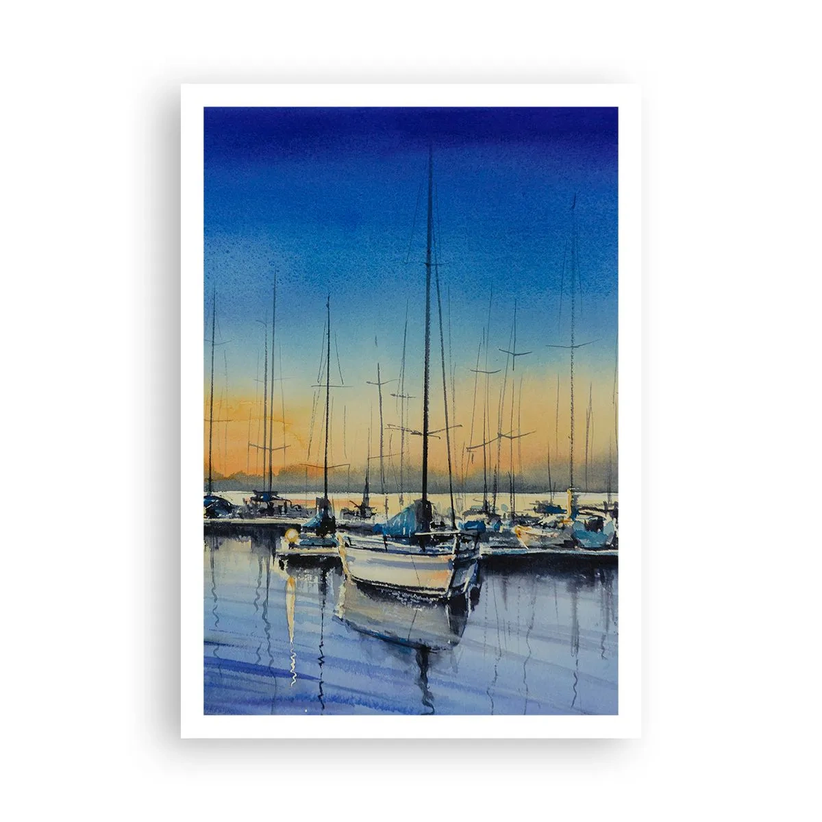 Affisch - Slutet på en bra dag - 70x100 cm