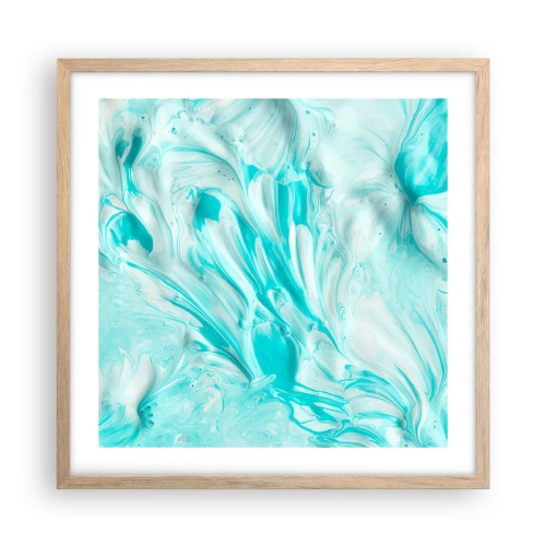 Affisch i ram av ljusek - Alltid tillsammans - 50x50 cm