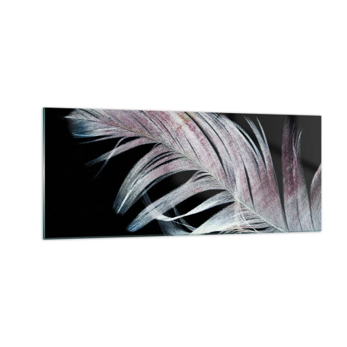 Glastavla - Bild på glas - Tänk på smekning - 100x40 cm