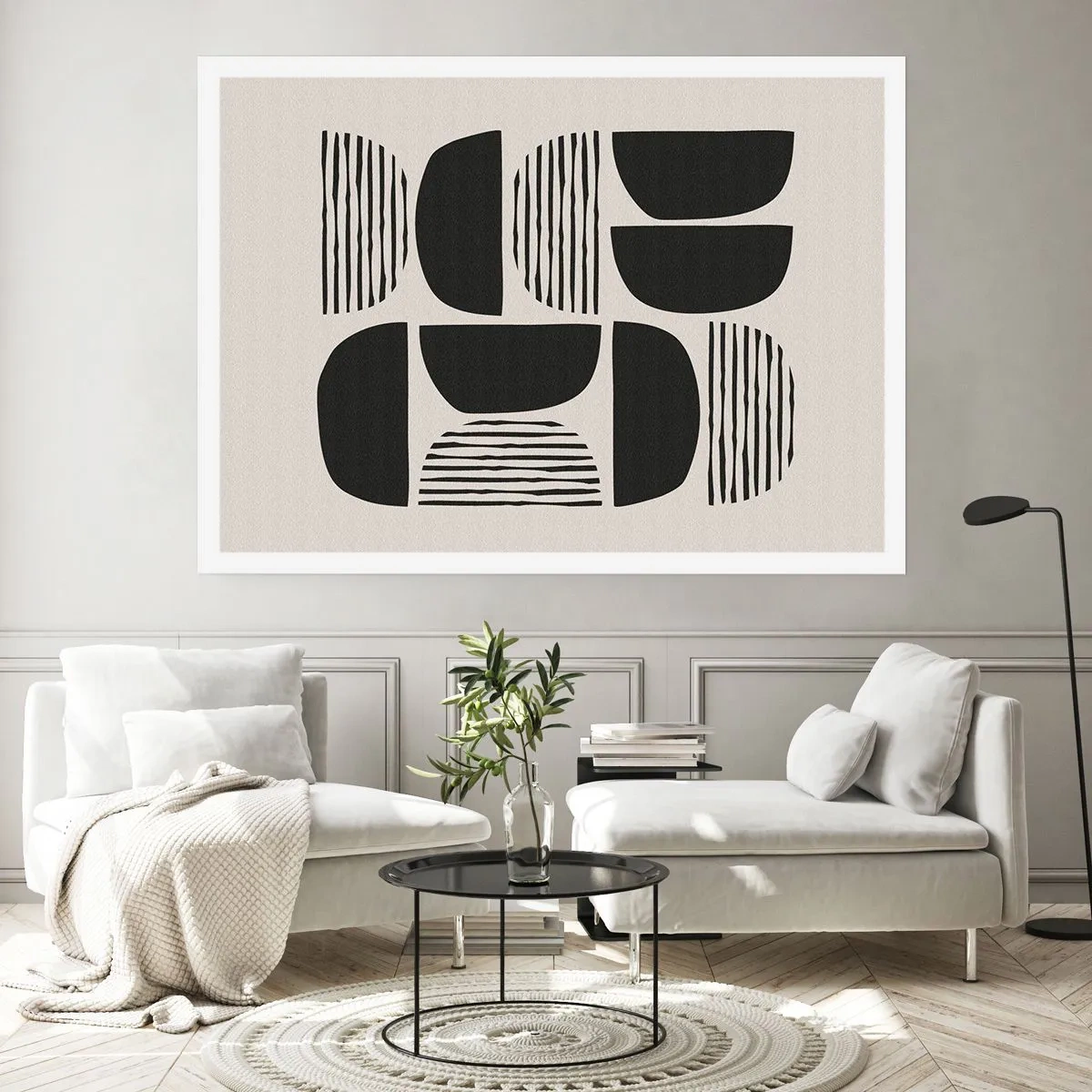 Affisch - Arrangemang med halvor - 70x50 cm