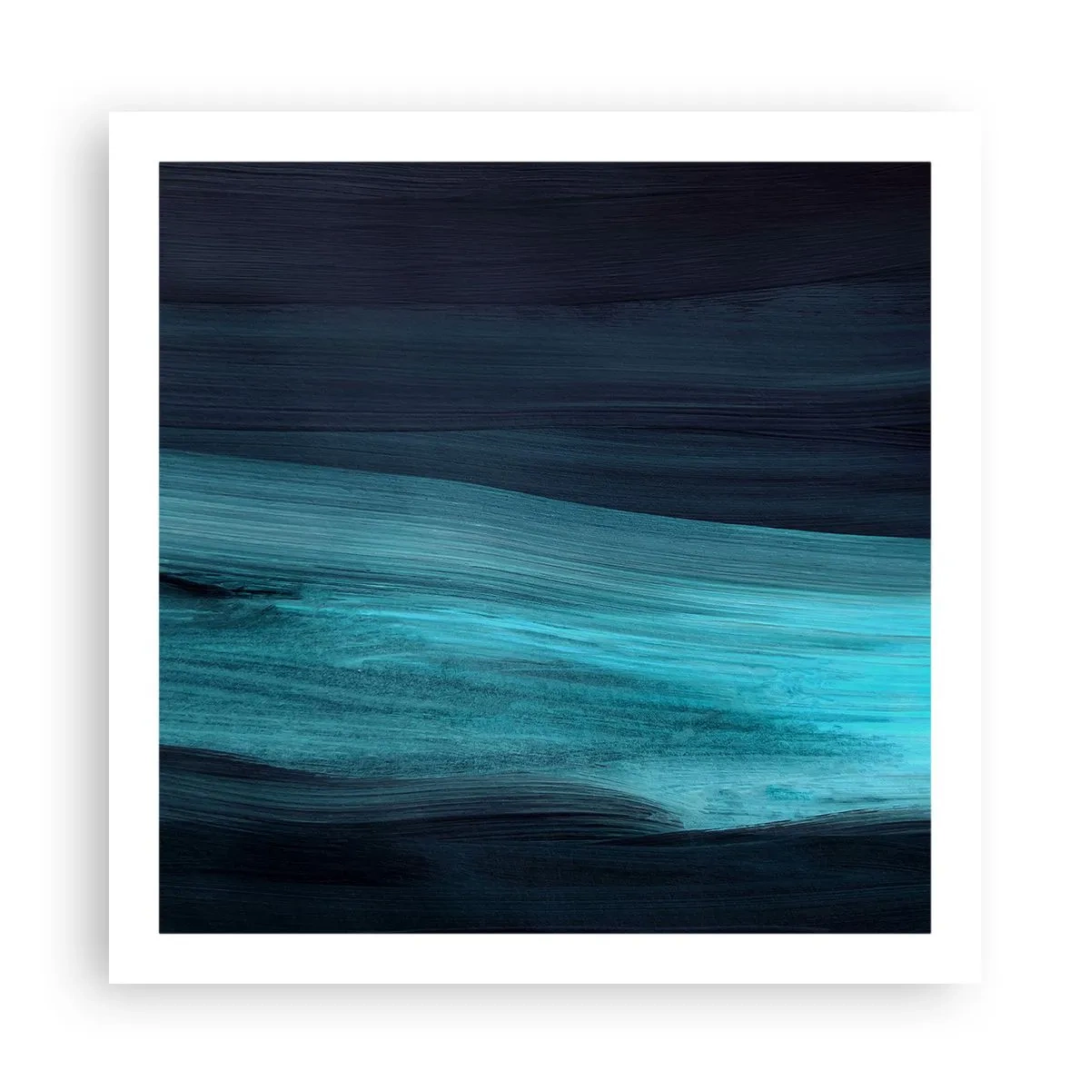 Affisch - Flyt med strömmen - 60x60 cm