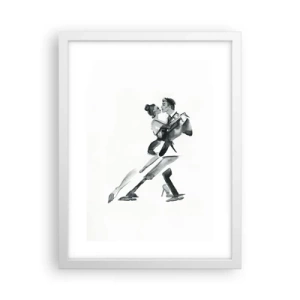 Affisch i vit ram - I en rytm - 30x40 cm