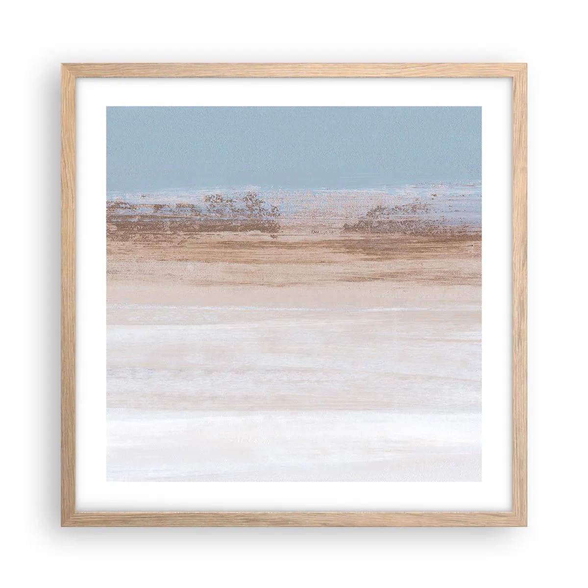 Affisch i ram av ljusek - Tvetydigt landskap - 50x50 cm