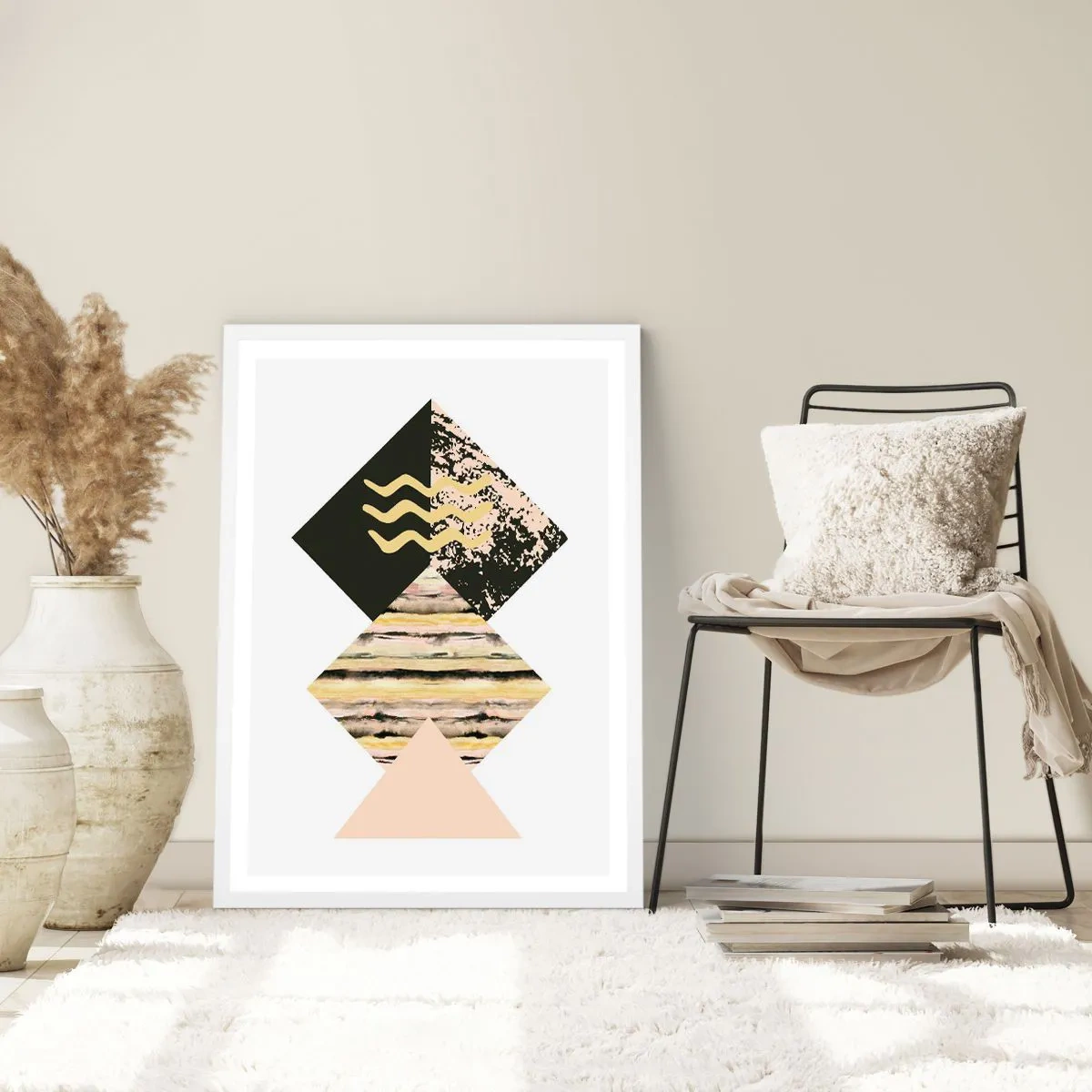 Affisch i vit ram - Inte så enkelt - 40x50 cm