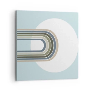 Canvastavla - Bild på duk - Ostoppad attraktionskraft - 60x60 cm