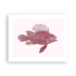 Affisch - En invånare i exotiska vatten - 50x40 cm