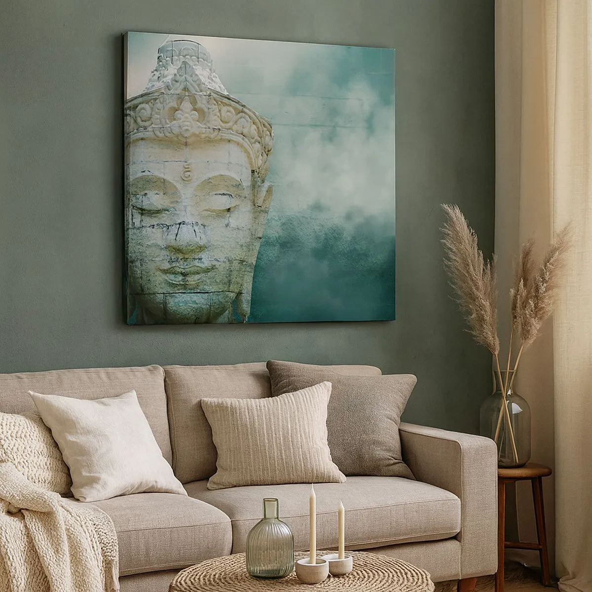 Canvastavla - Bild på duk - På jakt efter ljus - 30x30 cm